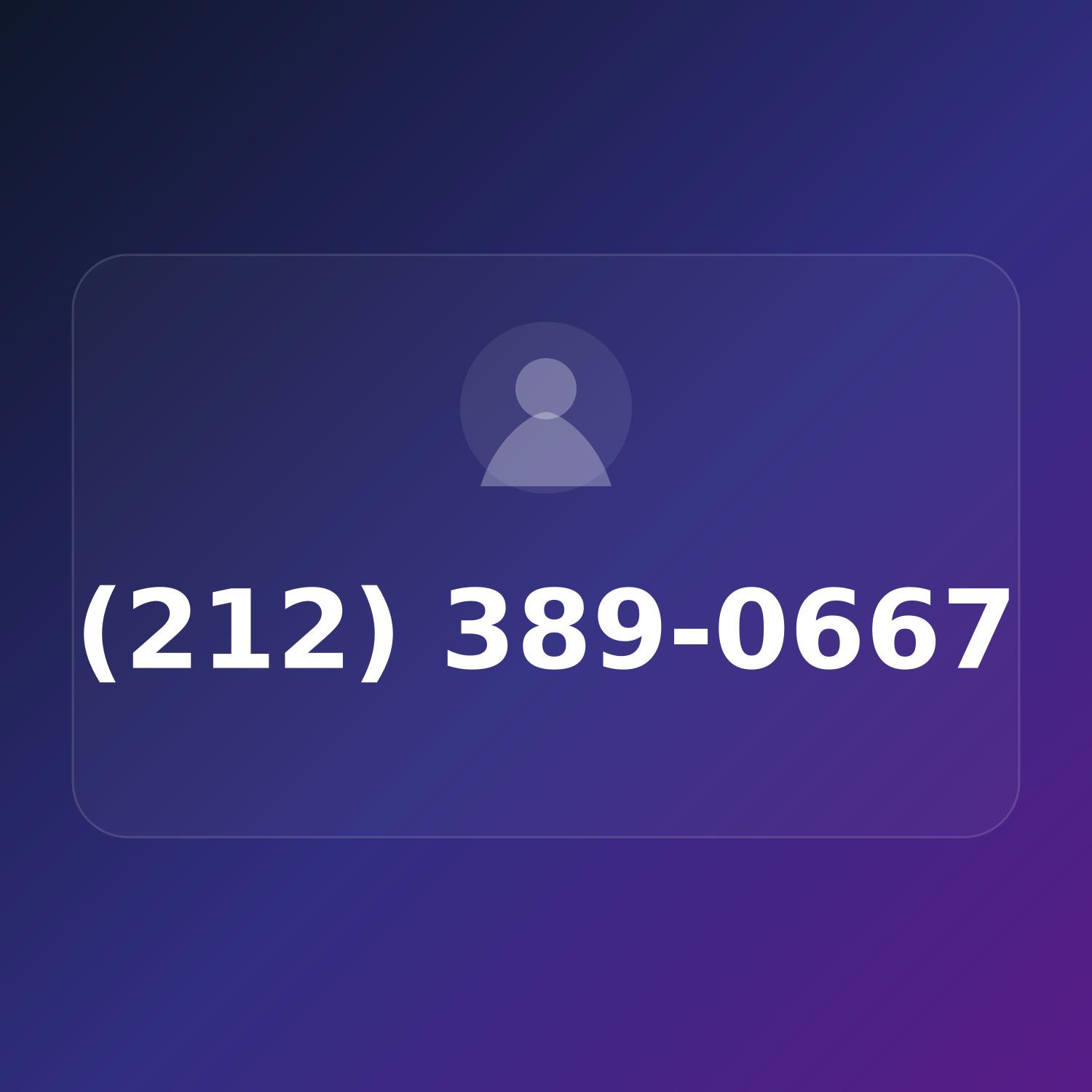 (212) 389-0667 product image