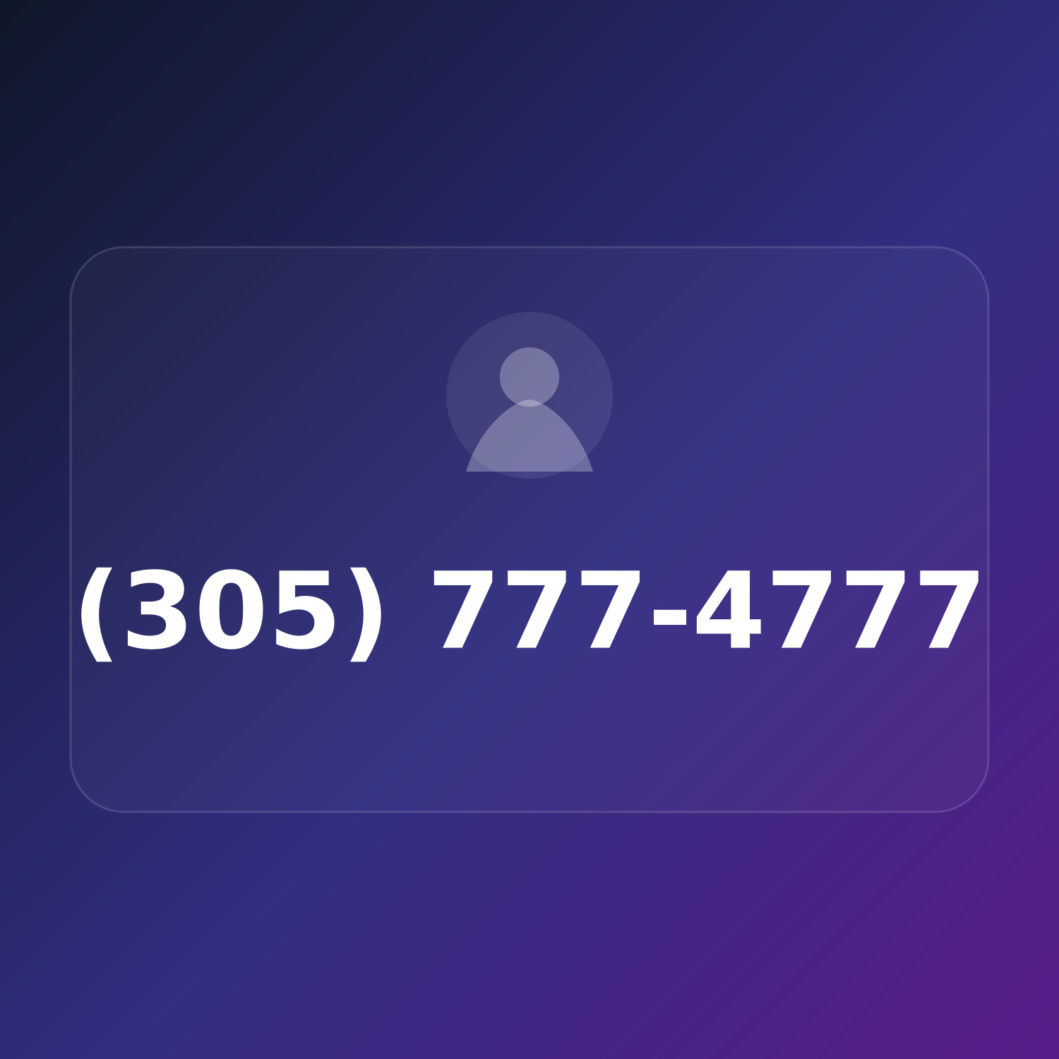 (305) 777-4777 product image