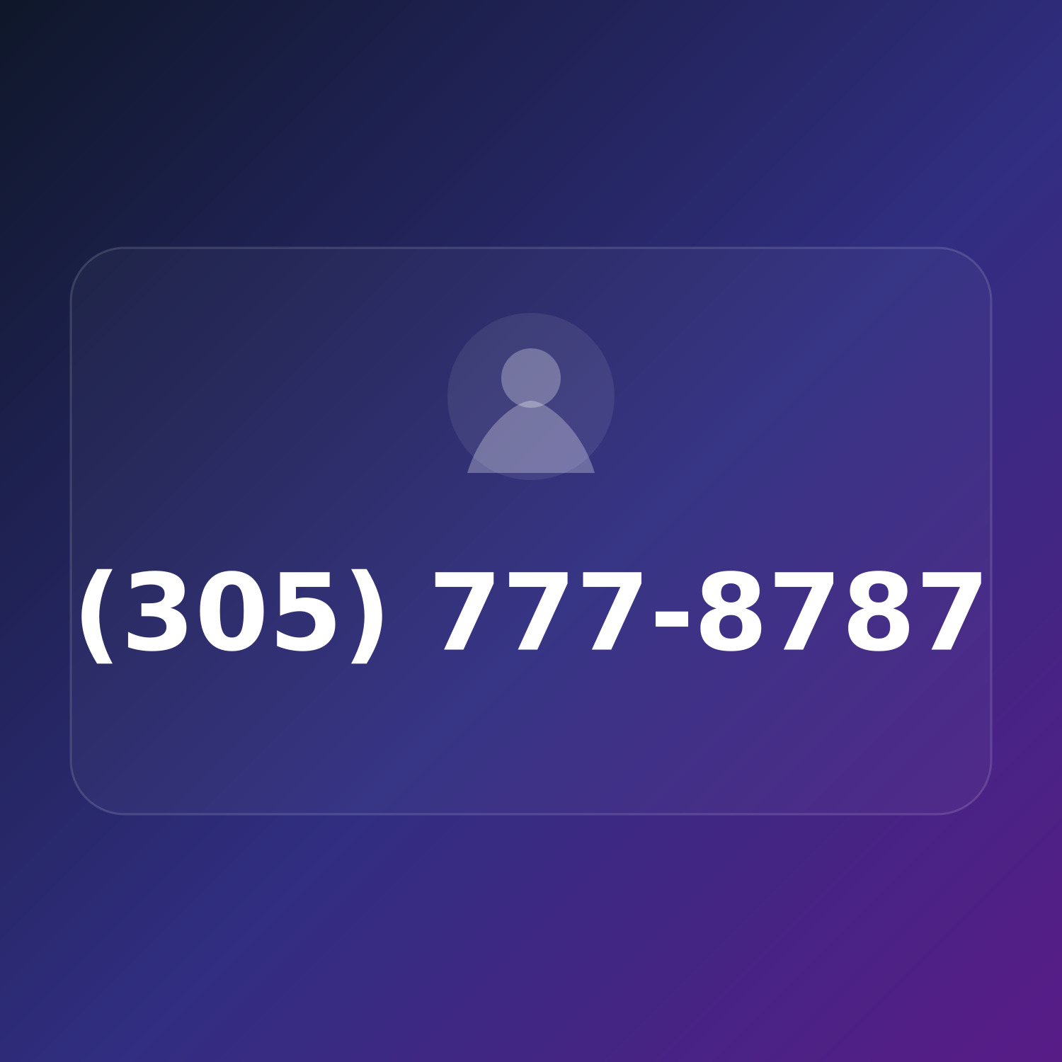 (305) 777-8787 product image