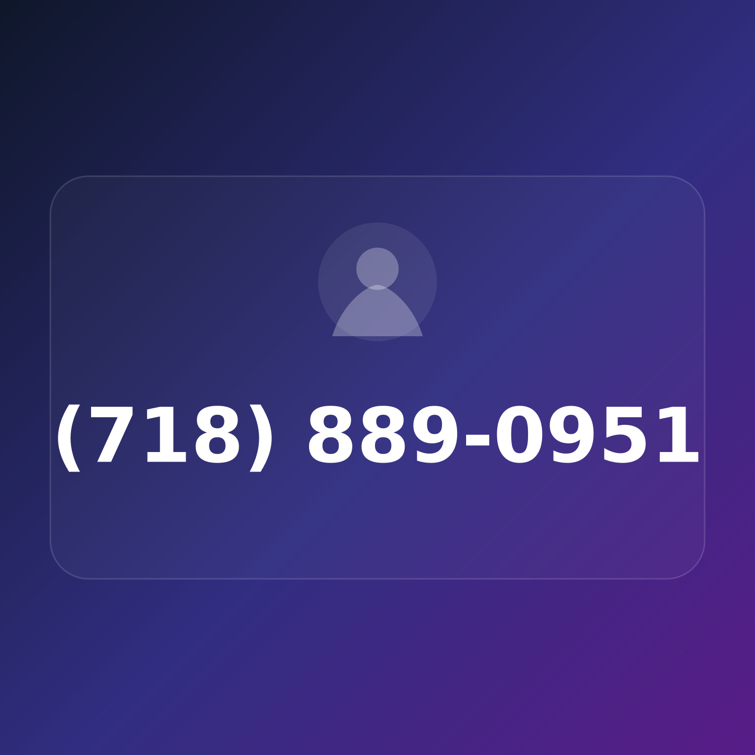 (718) 889-0951 product image