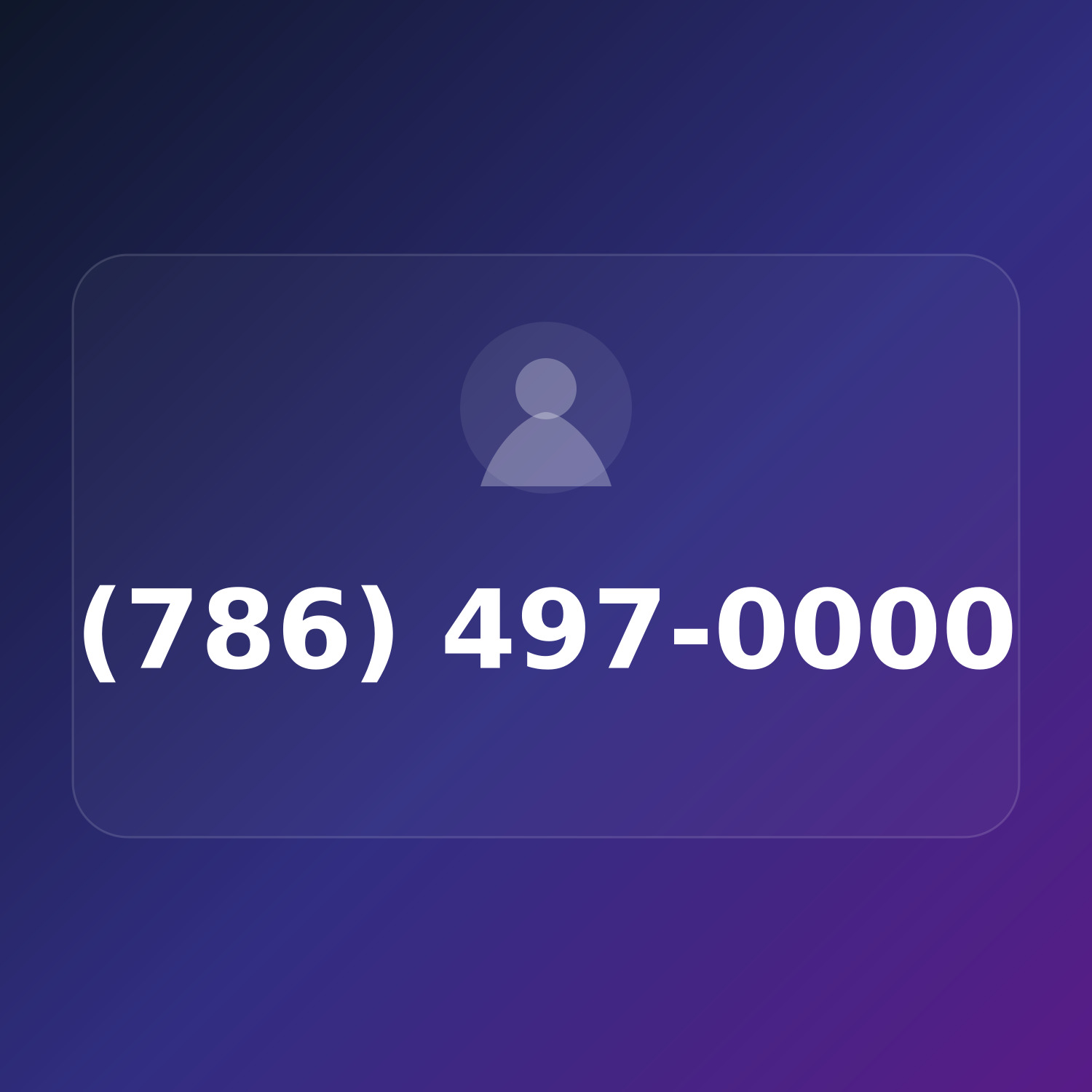 (786) 497-0000 product image