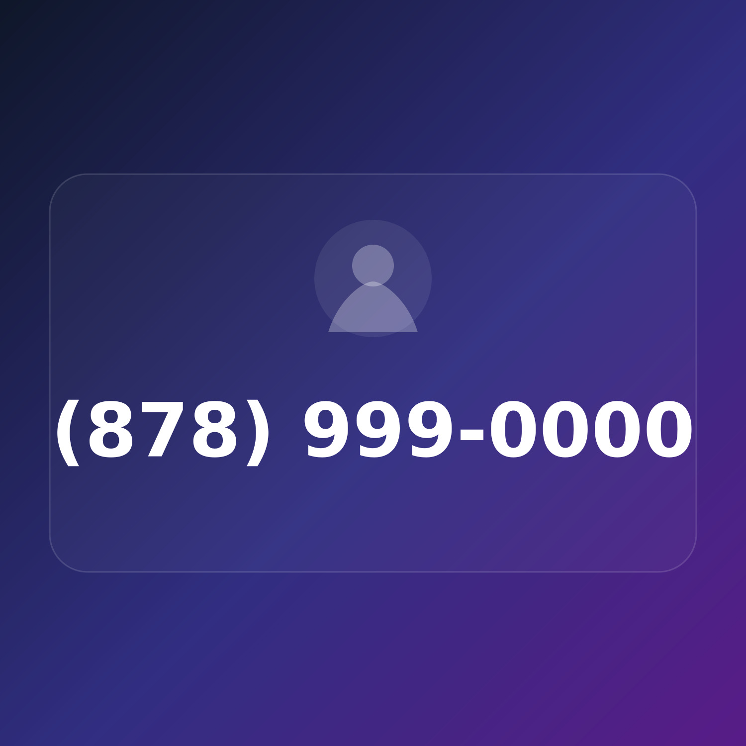 (878) 999-0000 product image